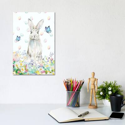 iCanvas "Tall Easter Bunny" by Patricia Pinto Canvas Print