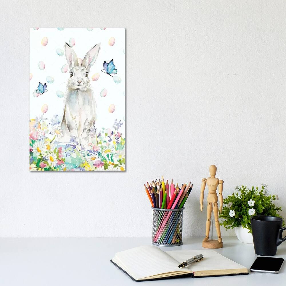 iCanvas "Tall Easter Bunny" by Patricia Pinto Canvas Print