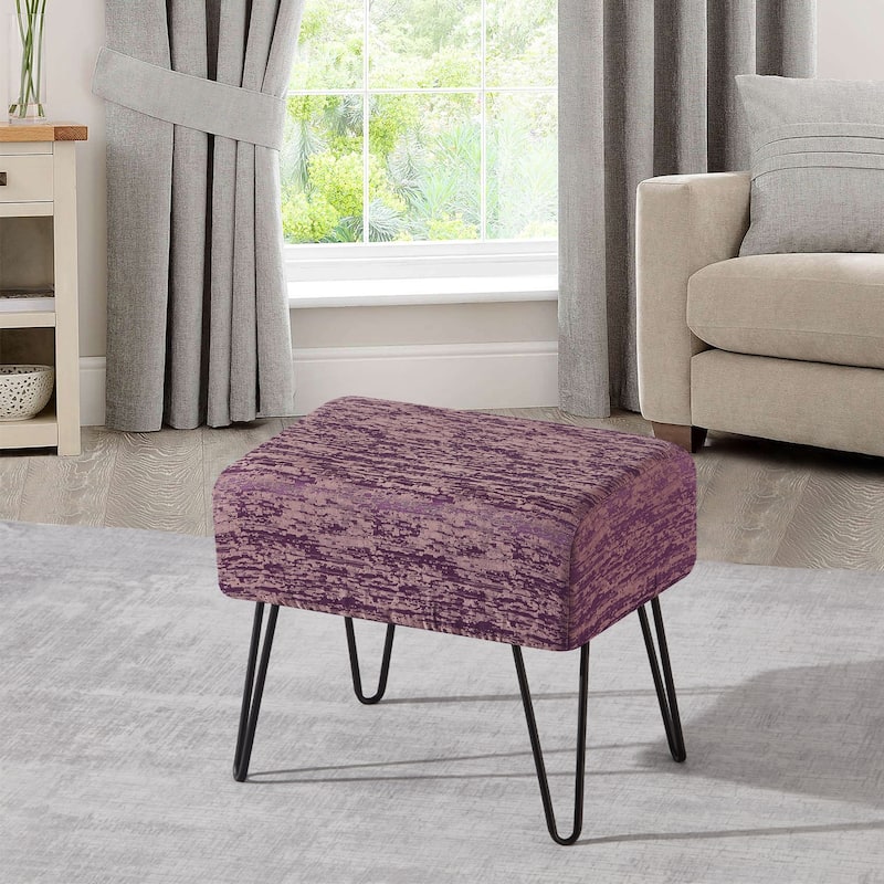 Serenta Jacquard Retro Ottoman