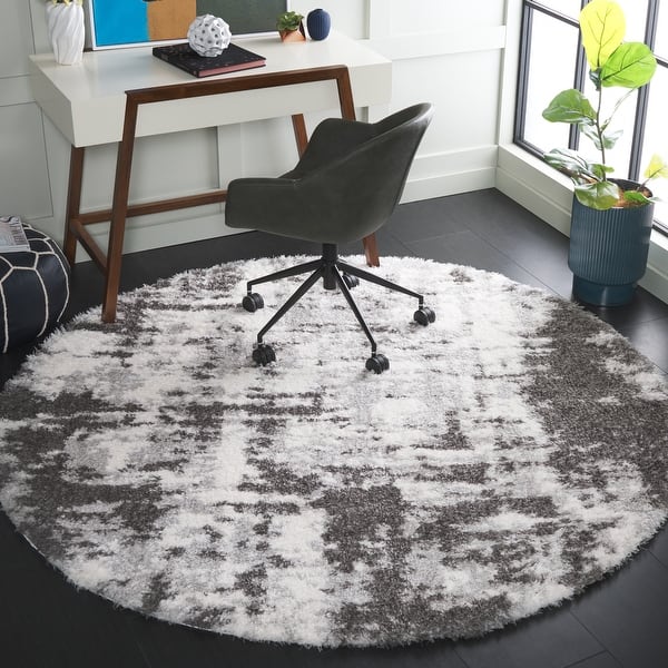 slide 2 of 18, SAFAVIEH Lindsay Shag Chara Modern Abstract 2-inch Thick Rug