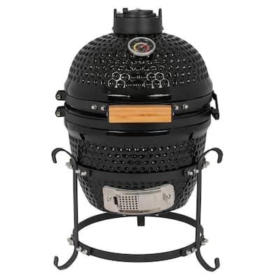 Outdoor 13 diam. Ceramic Charcoal BBQ Grill