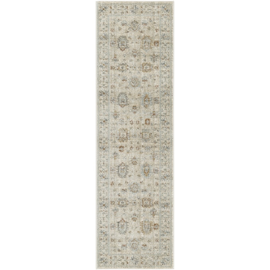 Nibiq Power Loomed Distressed with Fringe Area Rug By HomeRoots - 8' Runner