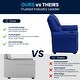 preview thumbnail 20 of 189, Contemporary Kids Recliner with Cup Holder and Headrest - 24"W x 21.5" - 36.5"D x 27"H