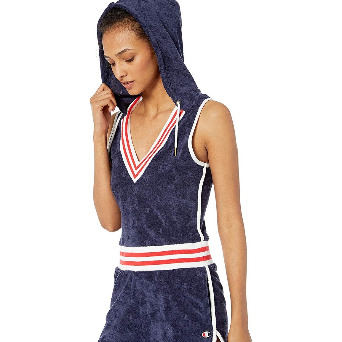 Shop Champion Life Women S Terry Cloth Romper Imperial Indigo C