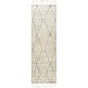 preview thumbnail 5 of 3, Uma Scandinavian Tribal Area Rug Cream/Brown - 2' 6" x 8'