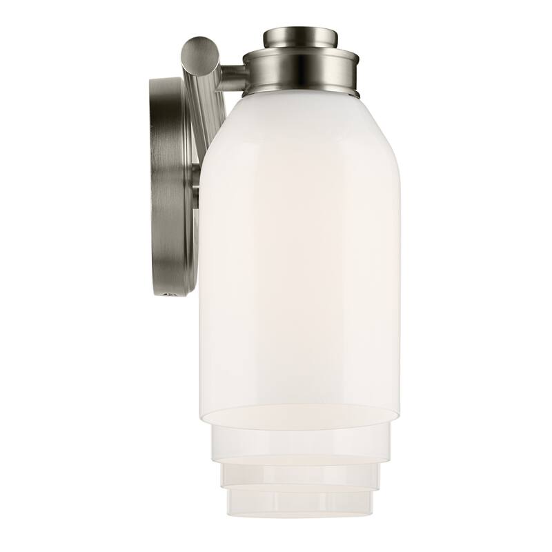 Kichler Lighting Shae 31" 4-Light Vanity Light with White Opal Glass in Brushed Nickel