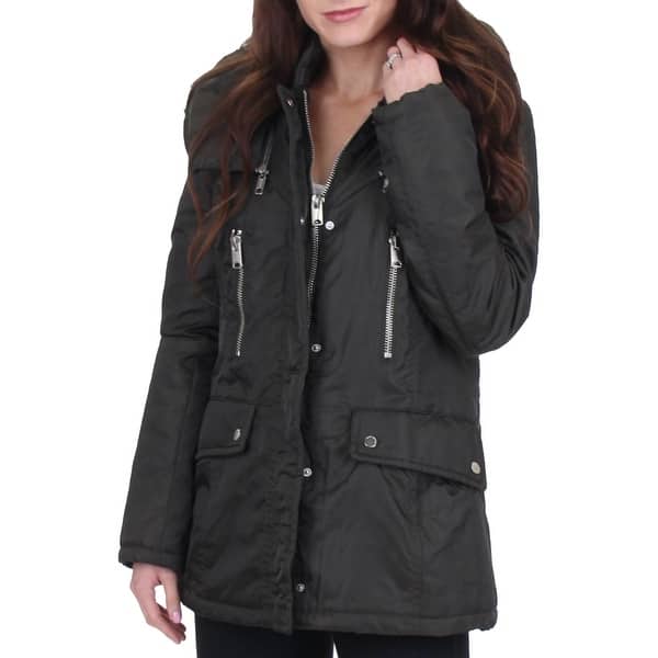 Shop Marc New York Hollis Women S Insulated Hooded Aviator Winter