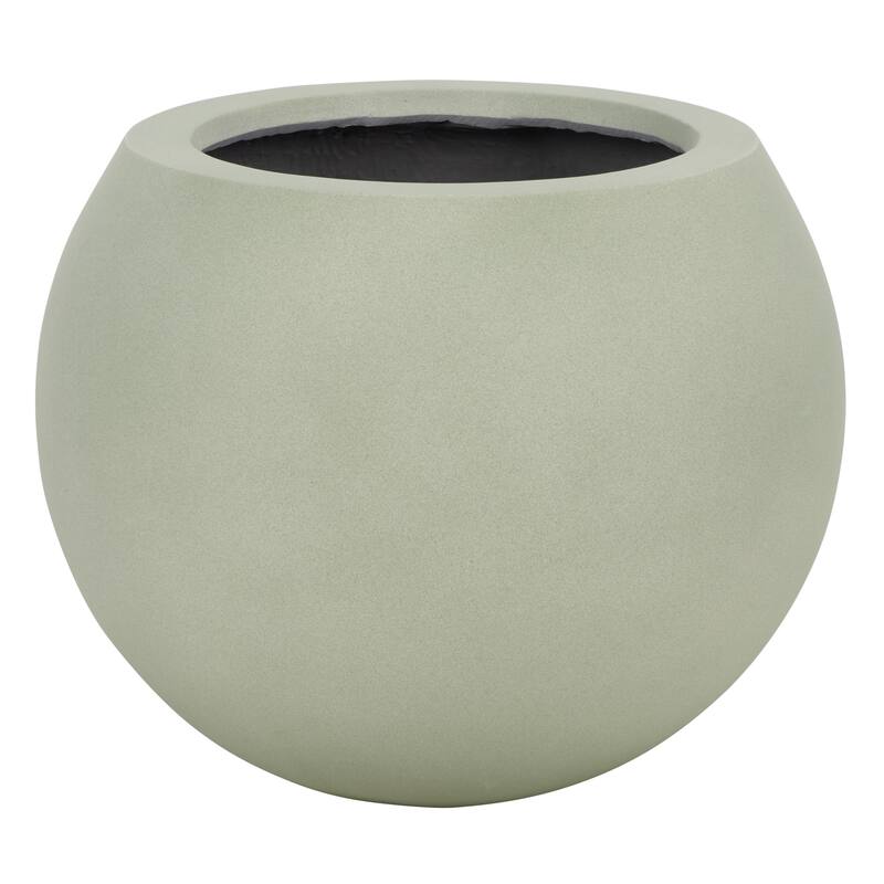 SAFAVIEH Outdoor Joslyn Black Planter - 16"W x 16"D x 13"H