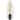 4 Watt B11 LED Clear Medium Base 5000K 120 Volt 2-Pack