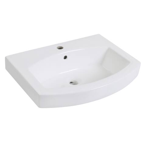 Inflection 20" Ceramic Bathroom Sink