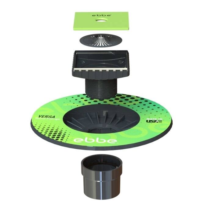 Ebbe America E4026 Ebbe Rough-Ins VERSA-ABS Drain Bundle - Natural