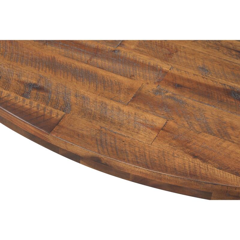 Raffles 44" Wood Oval Cocktail Table