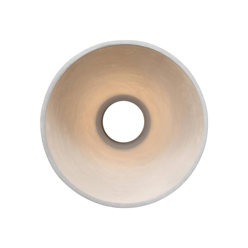 Golden Lighting Aethera 14in Integrated LED Pendant in Grey Cement - Gold