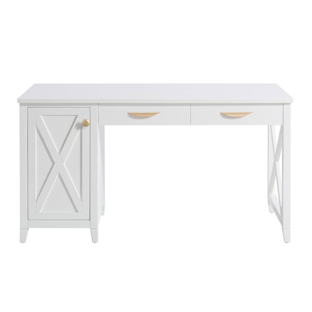 Pescara 55"Writing desk in White
