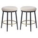 preview thumbnail 5 of 22, Modern 24.75" Set of 2 Bar Stools with Foam Padded Seat, Metal Legs for Dining Room Living Room and Bedroom
