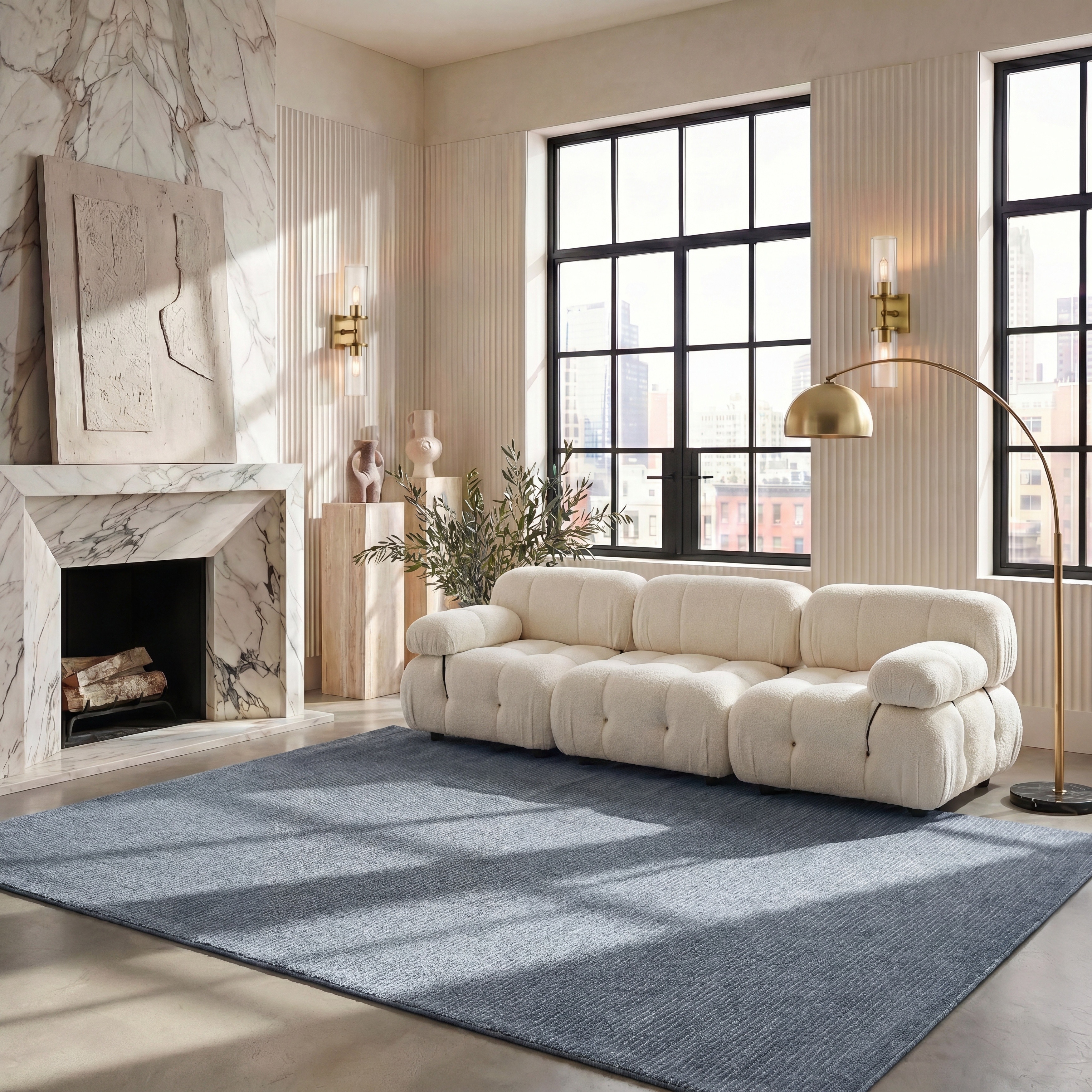 SAFAVIEH Handmade Abstract Aira Contemporary Wool Rug