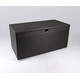preview thumbnail 3 of 35, Large Outdoor Resin Wicker Storage Box with Waterproof Lid