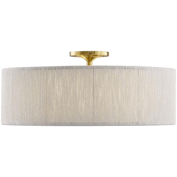 Savoy House 6-9311-4 Maynard 4 Light 22" Wide LED Flush Mount Drum - Warm Brass