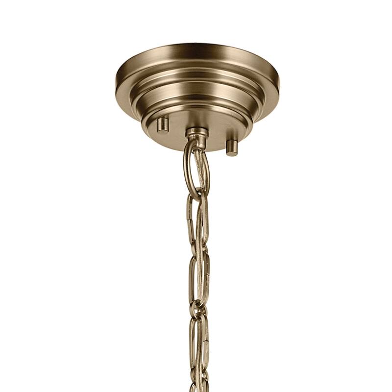 Kichler Lighting Marsailli 19" 1-Light Medium Pendant with Opal Glass in Champagne Bronze - 11.5