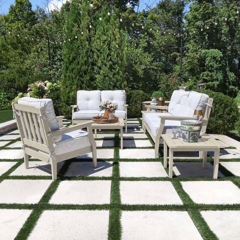 HIGHWOOD Lehigh 6-Piece Grand Deep Seating Set