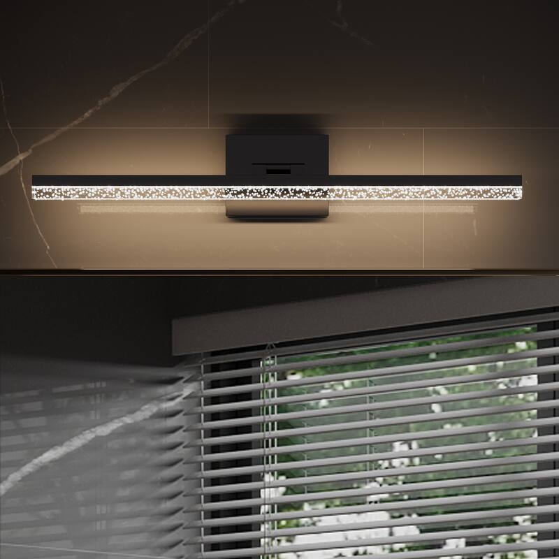 ExBrite Bathroom LED Vanity Wall Light - Black