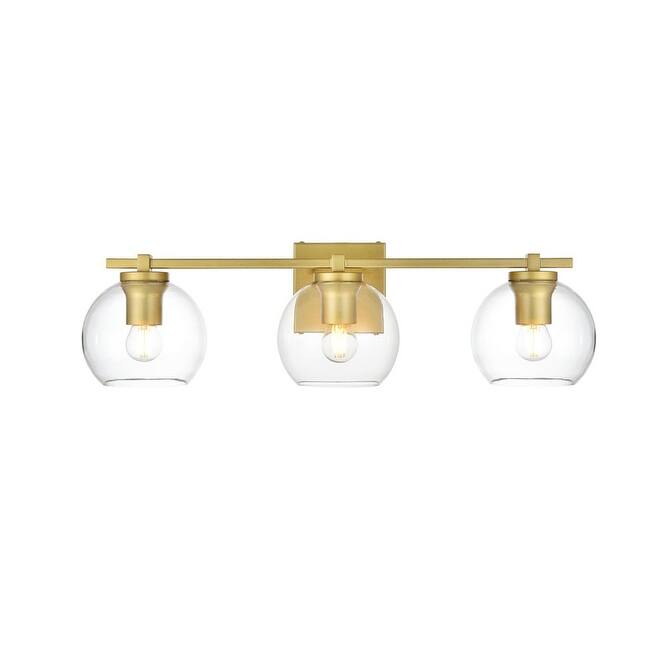 Elegant Lighting LD7311W24 Juelz 3 Light 7" Tall Bathroom Sconce