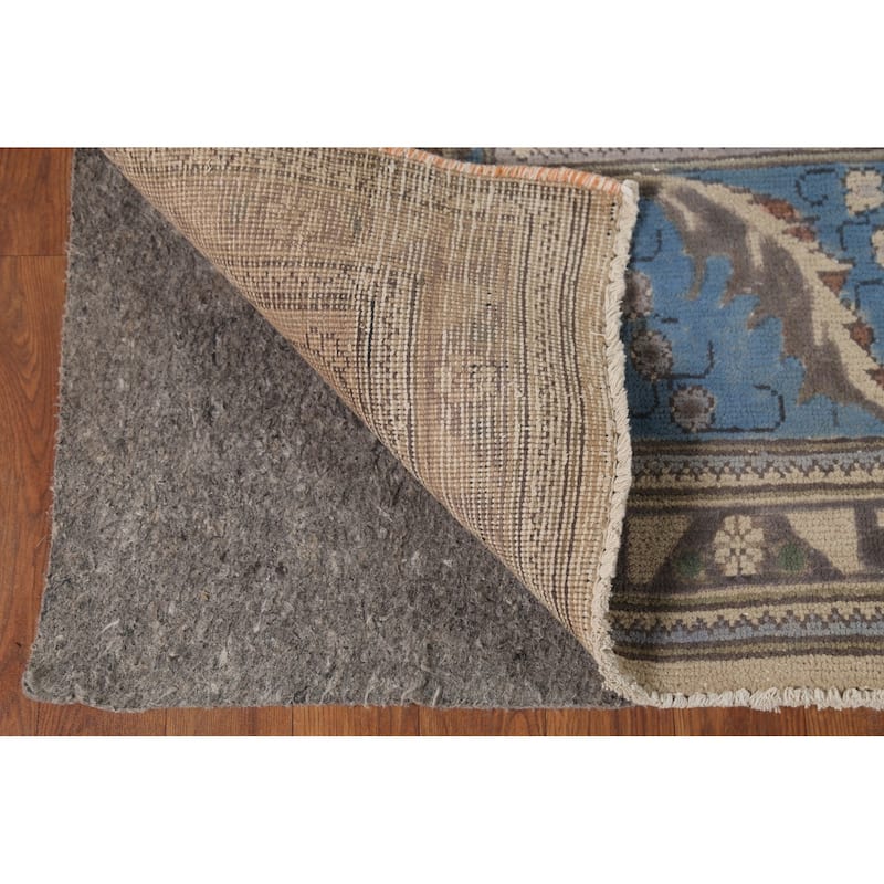 Floral Tabriz Persian Vintage Rug Handmade Living Room Wool Carpet - 8'1"x 11'3"