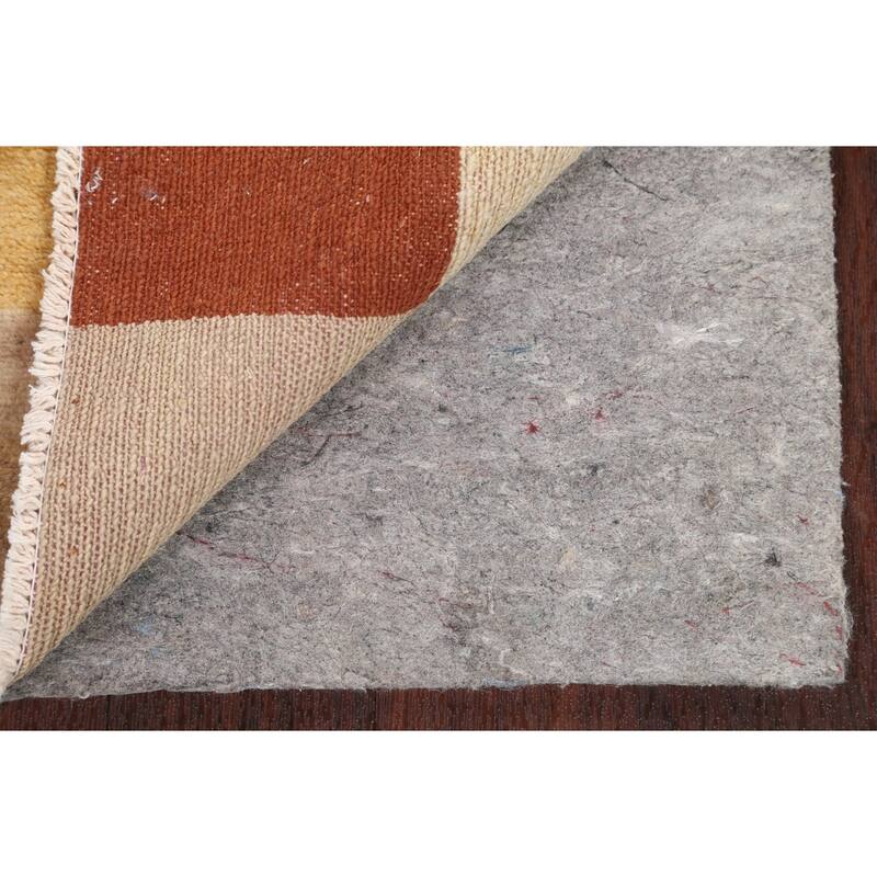 Checkered Gabbeh Kashkoli Oriental Runner Rug Hand-knotted Wool Carpet - 2'2" x 6'0"
