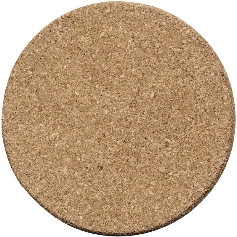 Cork Single Trivet, Tan, Brown - Brown