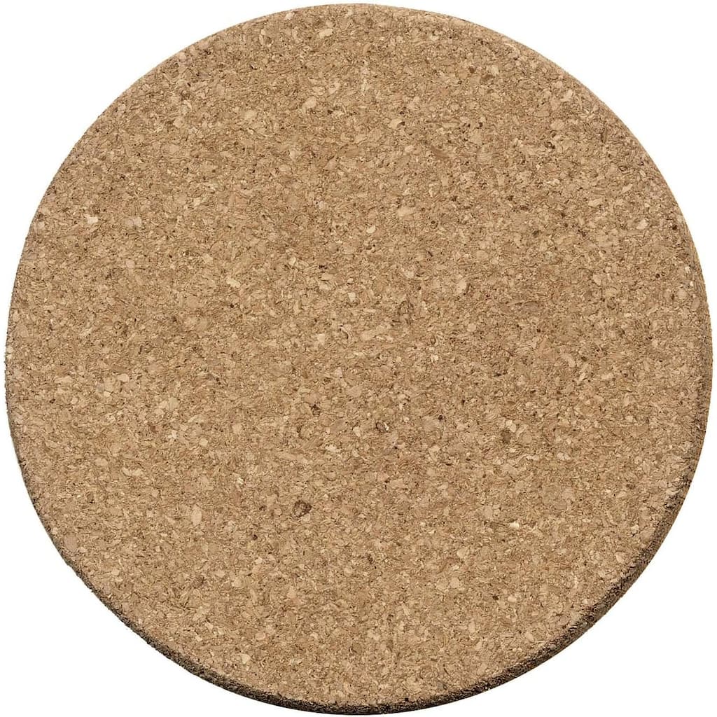 Cork Single Trivet, Tan, Brown