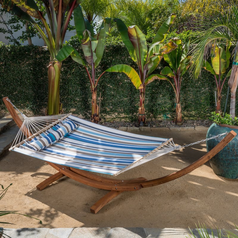 Richardson Outdoor Modern Hammock by Christopher Knight Home - 400 lb limit