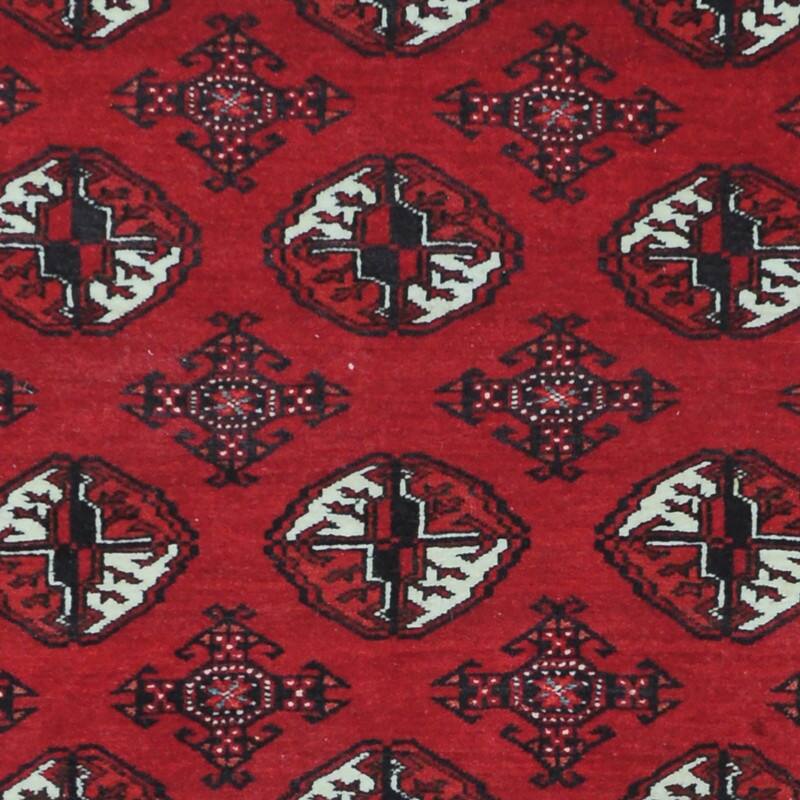 Handmade Turkoman Wool Rug (Iran) 3'6 x 5'2 Bed Bath & Beyond