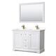 Option White, Gold Trim, White Quartz Top