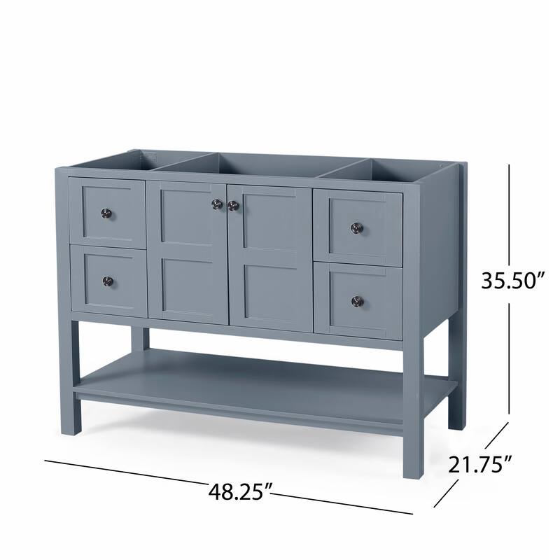 Jamison 48" Wood Bathroom Vanity (Counter Top Not Included) by Christopher Knight Home