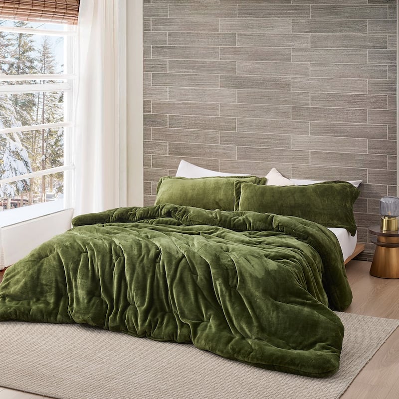 Me Sooo Comfy - Coma Inducer® Oversized Comforter Set - Pesto - King