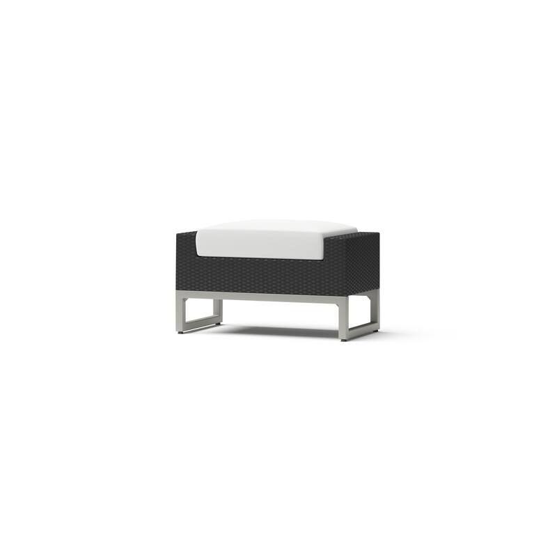 Milo Espresso 5 Piece Sunbrella Outdoor Patio Motion Club Set