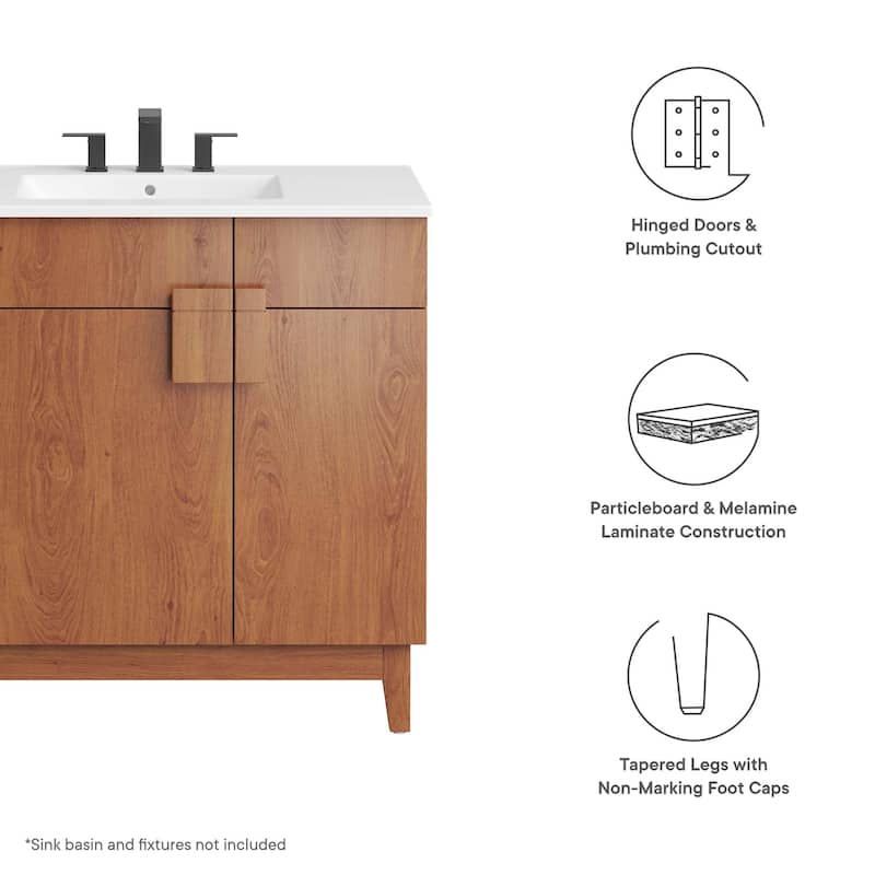 Miles 36" Bathroom Vanity Cabinet (Sink Basin Not Included) - 36