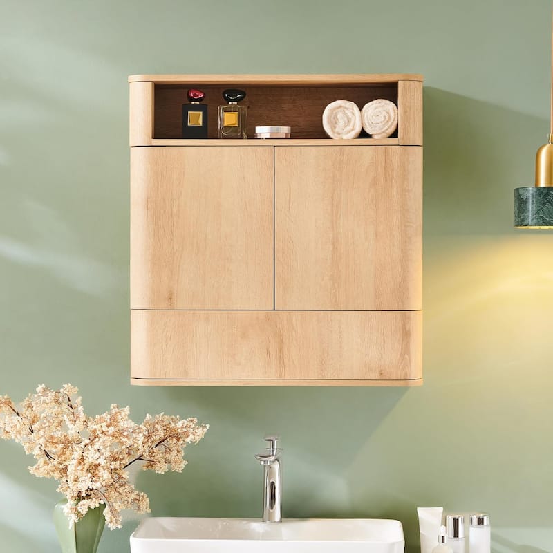 Modern Wall Cabinet, Storage Cabinet for Bathroom, Medicine Cabinet