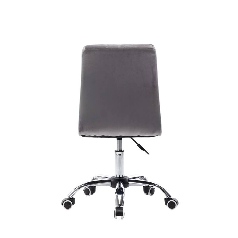 Porthos Home Palina Home Office Desk Chair, Velvet, Roller Wheels