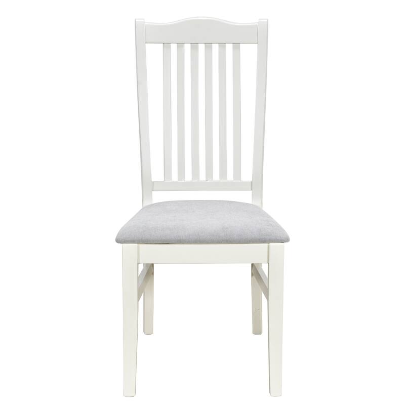 Rustic 6-Piece Wooden Dining Table Set with 4 Chairs & Bench