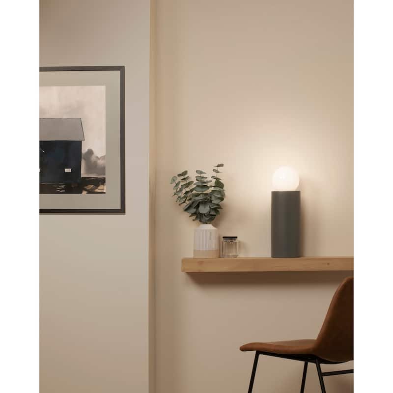 Ceramic Tall Pillar Table Lamp