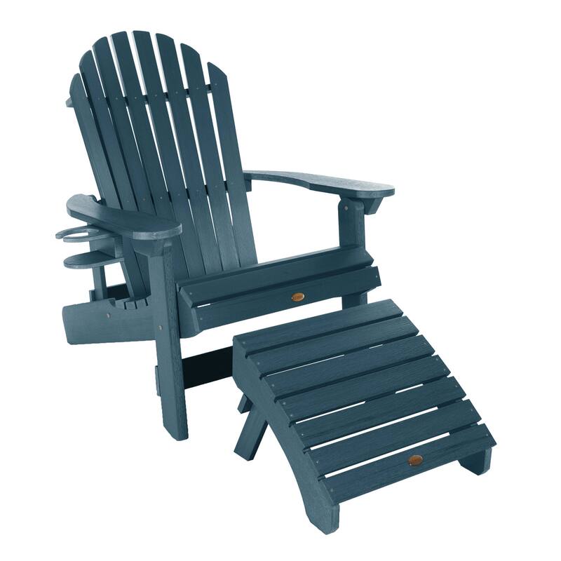 HIGHWOOD Reclining Adirondack Set - Nantucket Blue