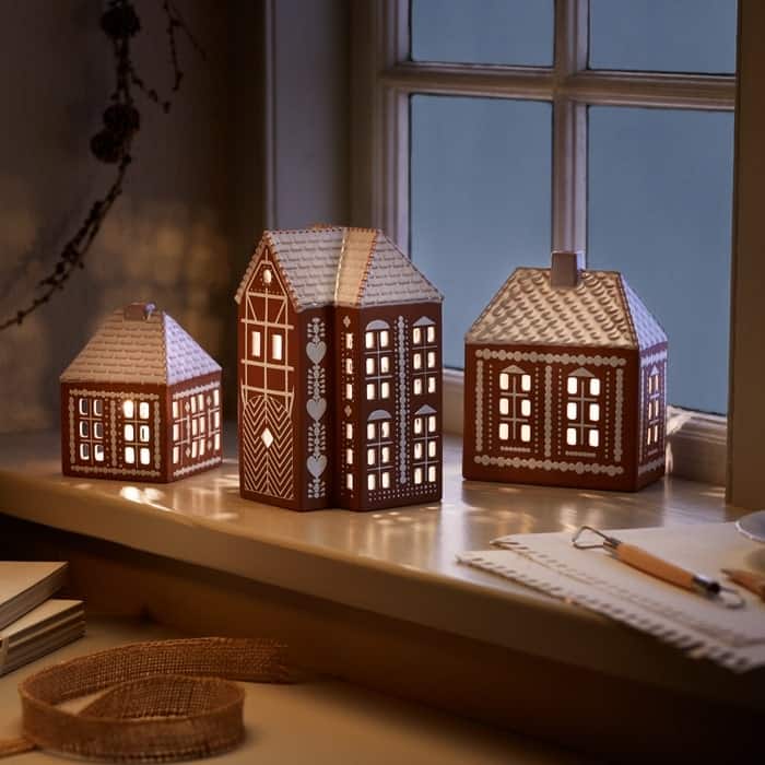 Kähler Gingerbread House, Brown