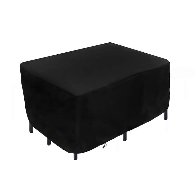 108" Waterproof Patio Furniture Cover, Black by National Tree Company - 74 in