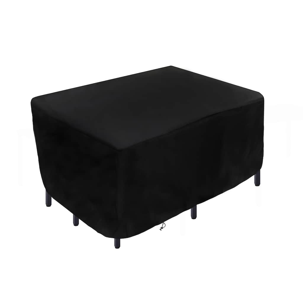 108" Waterproof Patio Furniture Cover, Black by National Tree Company - 74 in