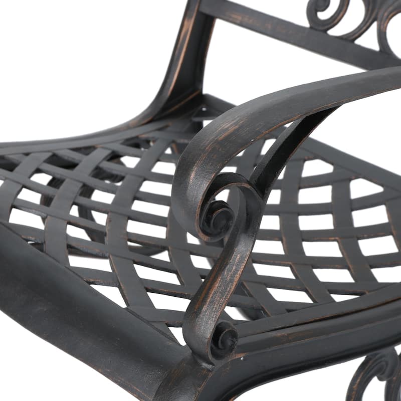 Sarasota Aluminum Outdoor Chair by Christopher Knight Home (Set of 2)