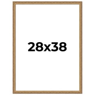 28x38 Frame Red Solid Wood Picture Frame Width 1.75 Inches | Interior ...