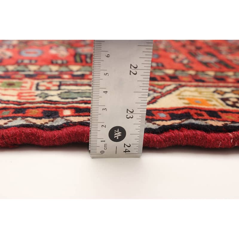 ECARPETGALLERY Hand-knotted Konya Anatolian Red Wool Rug - 2' 7" x 9' 7"