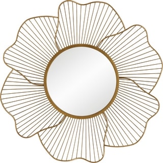 Uttermost 09912 Blossom 42-3/4" Diameter Sunburst Steel Framed
