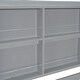 preview thumbnail 38 of 38, Twin Over Twin Low Bunk Bed with House Semi-enclosed Roof and Guardrails